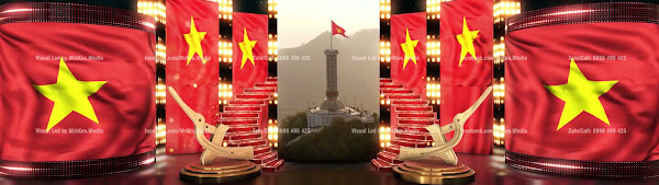 138 - Visual 3D - Cột cờ Lủng Cú - Cờ VN
